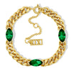 The City Bracelet in Emerald