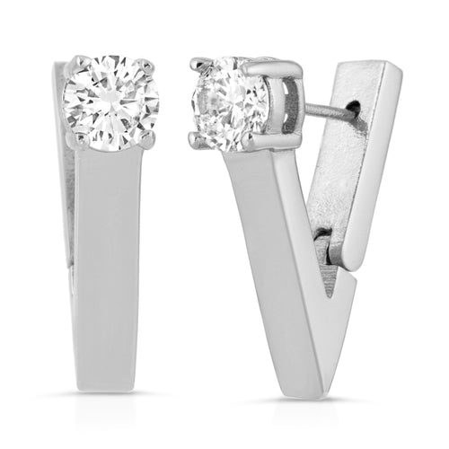 The Triangle Diamond Huggie